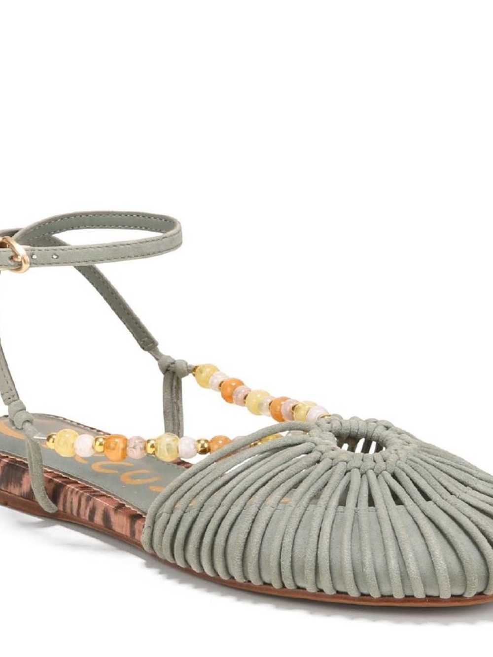 Circus by Sam Edelman Sage Beaded Ankle-Strap Flats